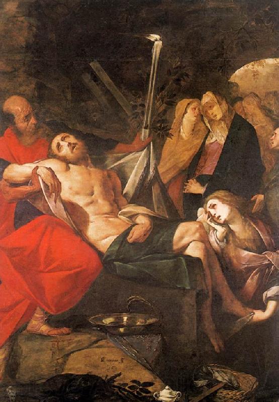 CRESPI, Giovanni Battista Entombment of Christ dfg Norge oil painting art